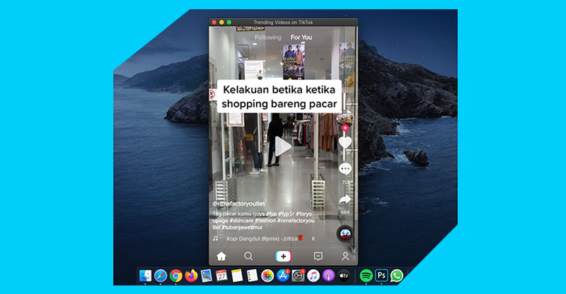 Cara nonton TikTok di PC laptop tanpa aplikasi