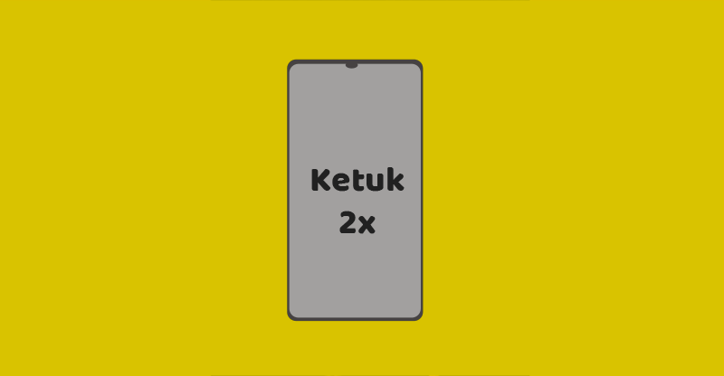 Cara setting ketuk 2 kali buka kunci Realme semua tipe